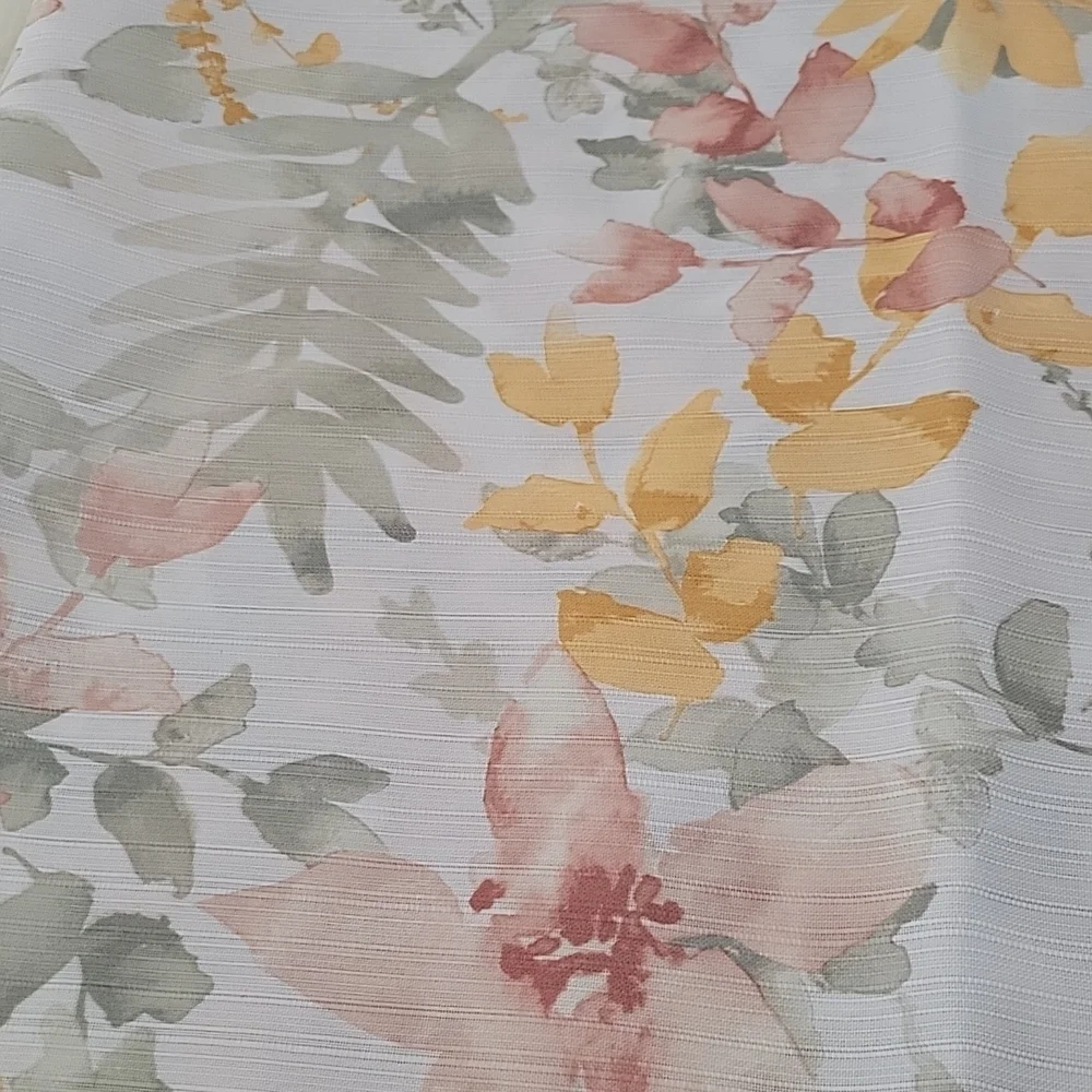 Floral Shower Curtain, like new